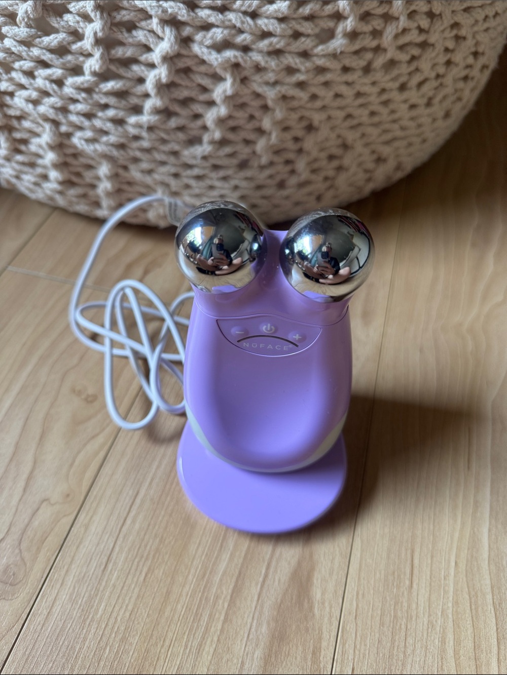 NuFace Microcurrent Facial Toning Device in Lavender and Silver